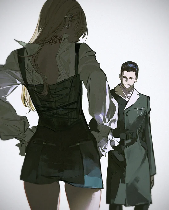 #魔女と野獣 look at the camera. 