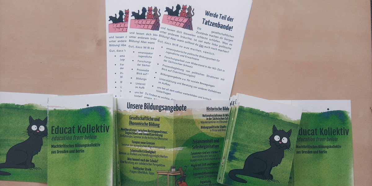 #followerpower Aktuell werben wir für Unterstützung in Form von Fördermitgliedschaften. Damit viele Menschen davon mitbekommen, suchen wir solidarische Orte/Räume, die unsere Flyer auslegen. Wenn ihr das machen könnt,schreibt uns, wir senden euch welche zu!educat-kollektiv.org/unterstuetzen/