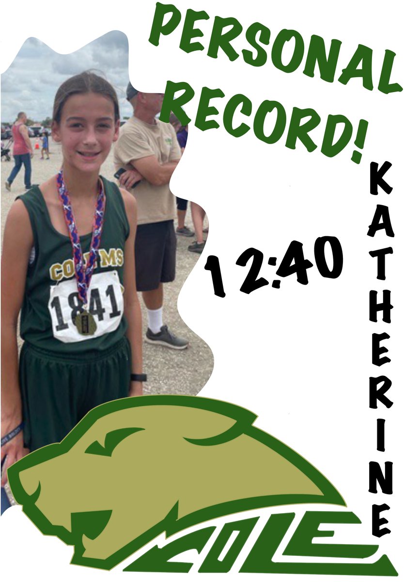 RGC_MsHsXC's tweet photo. Personal Records from this weekends meet. (Part 2) https://t.co/hPnKg6O5sD