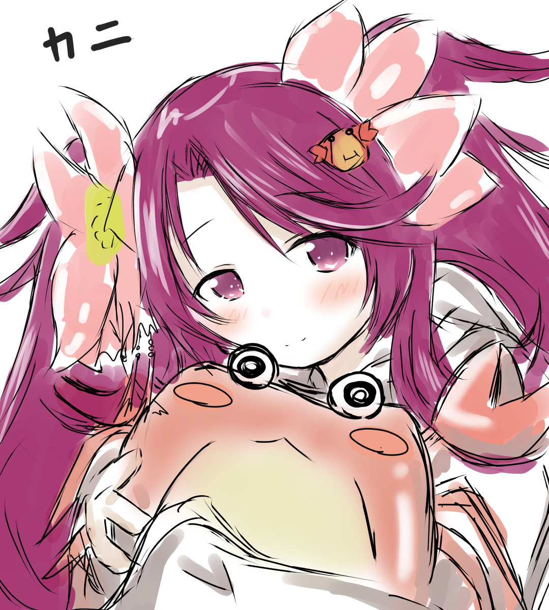 カニ #フラワーナイトガール #花騎士 #シュウメイギク(花騎士) https://t.co/nQSJsQXUhg 