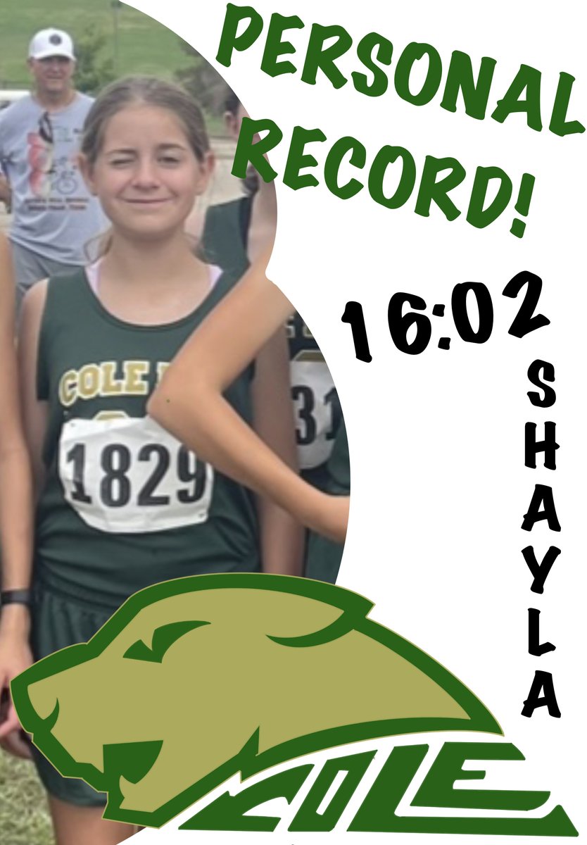 RGC_MsHsXC's tweet photo. Personal Records from this weekends meet. (Part 3) https://t.co/yQmqcCygo1
