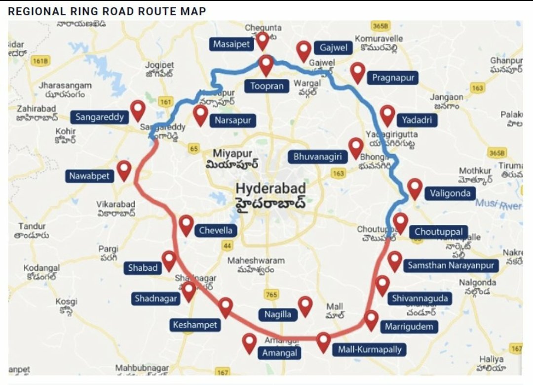 Hyderabad Regional Ring Road (RRR)| 338 Kms| Approved | SkyscraperCity Forum