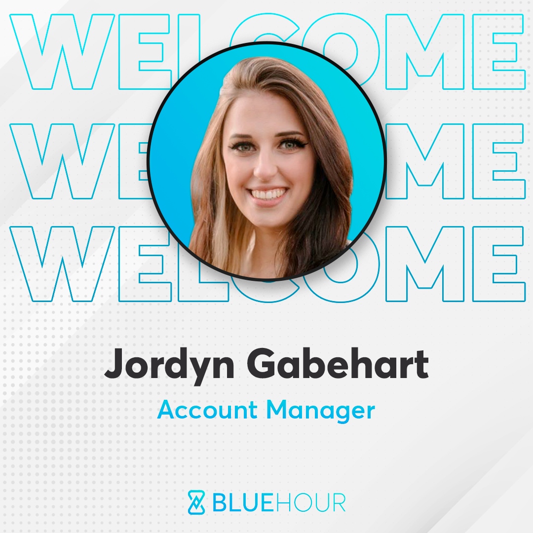bluehourdigital's tweet photo. We are thrilled to announce and welcome Jordyn Gabehart, Account Manager, into her new role here at Bluehour Digital Marketing. 🚀🎉

Please help us welcome her to the team! 👏🏻 https://t.co/rtMvZrNJNV