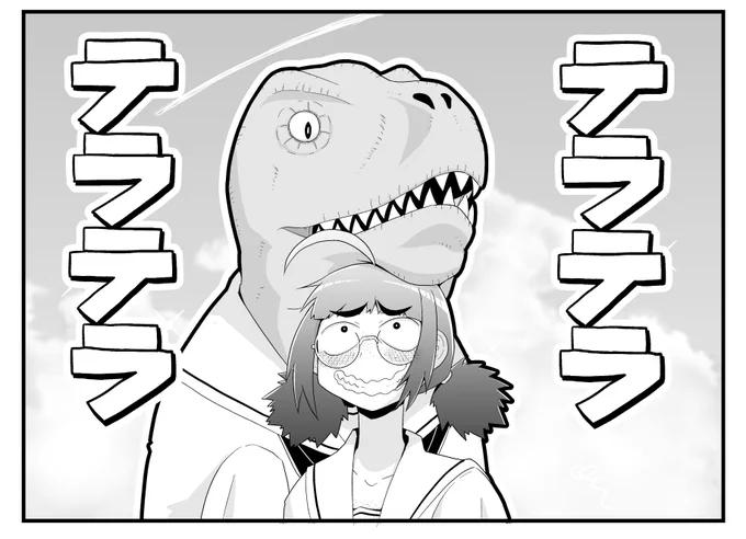 🦕🦖🦕🦖🦕🦖🦕🦖🦕🦖🦕
ちょっとだけ恐竜っぽい女の子と
その子が大好きな女の子の
かわいいまんがをかきました!(1/3)
🦖🦕🦖🦕🦖🦕🦖🦕🦖🦕🦖
(一括投稿ツールを使いこなせず順番がグチャグチャで投稿してしまったので上げ直しです…) 