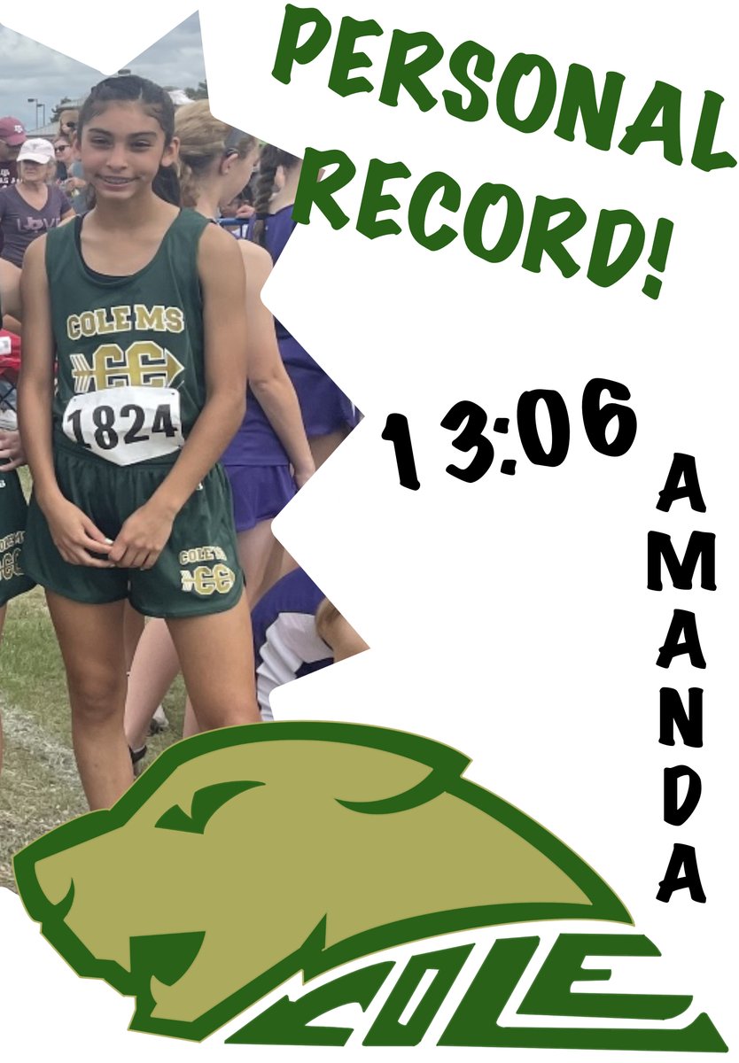 RGC_MsHsXC's tweet photo. Personal Records from this weekends meet. (Part 1) https://t.co/3vRYOAtOoK