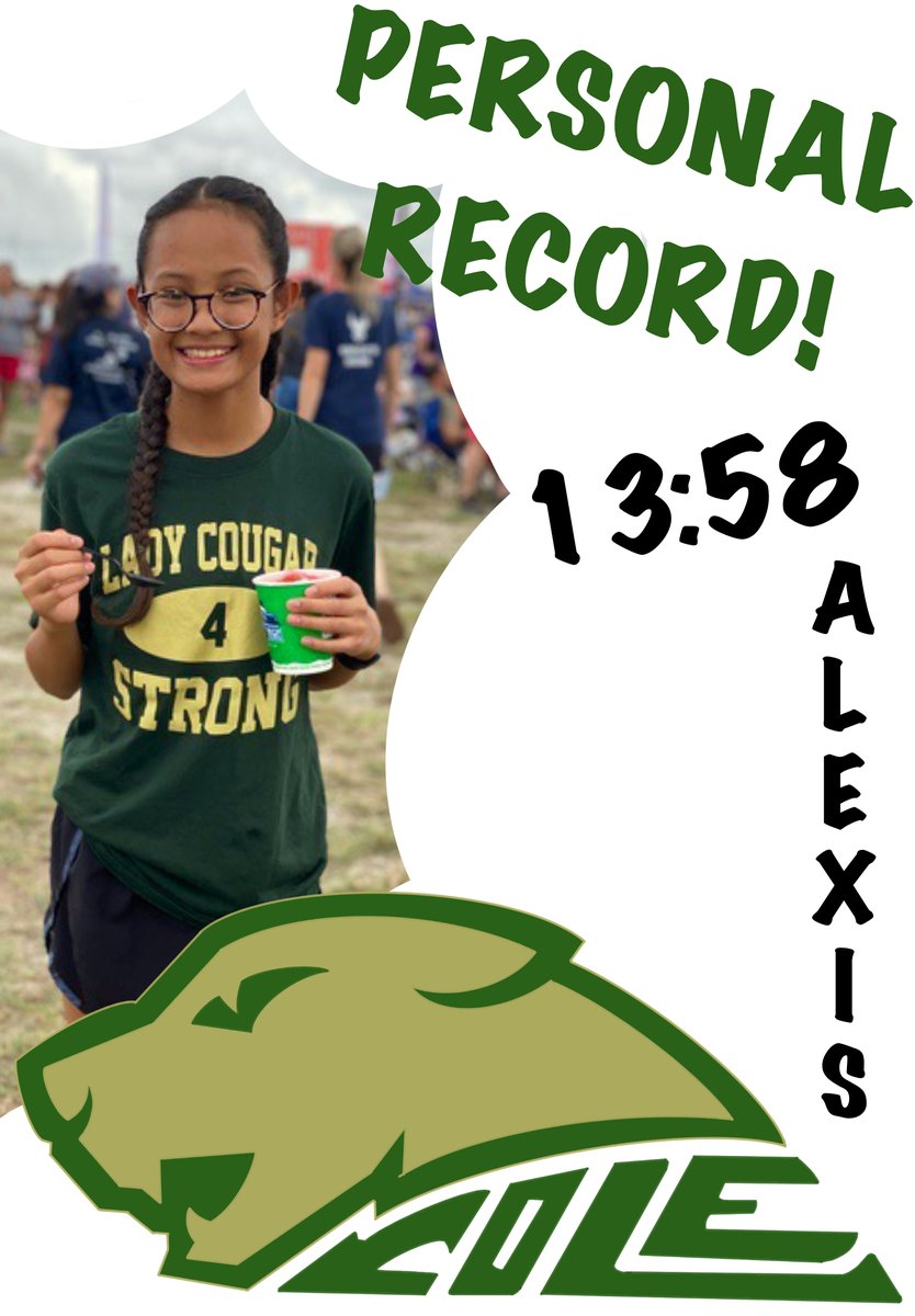 RGC_MsHsXC's tweet photo. Personal Records from this weekends meet. (Part 1) https://t.co/3vRYOAtOoK