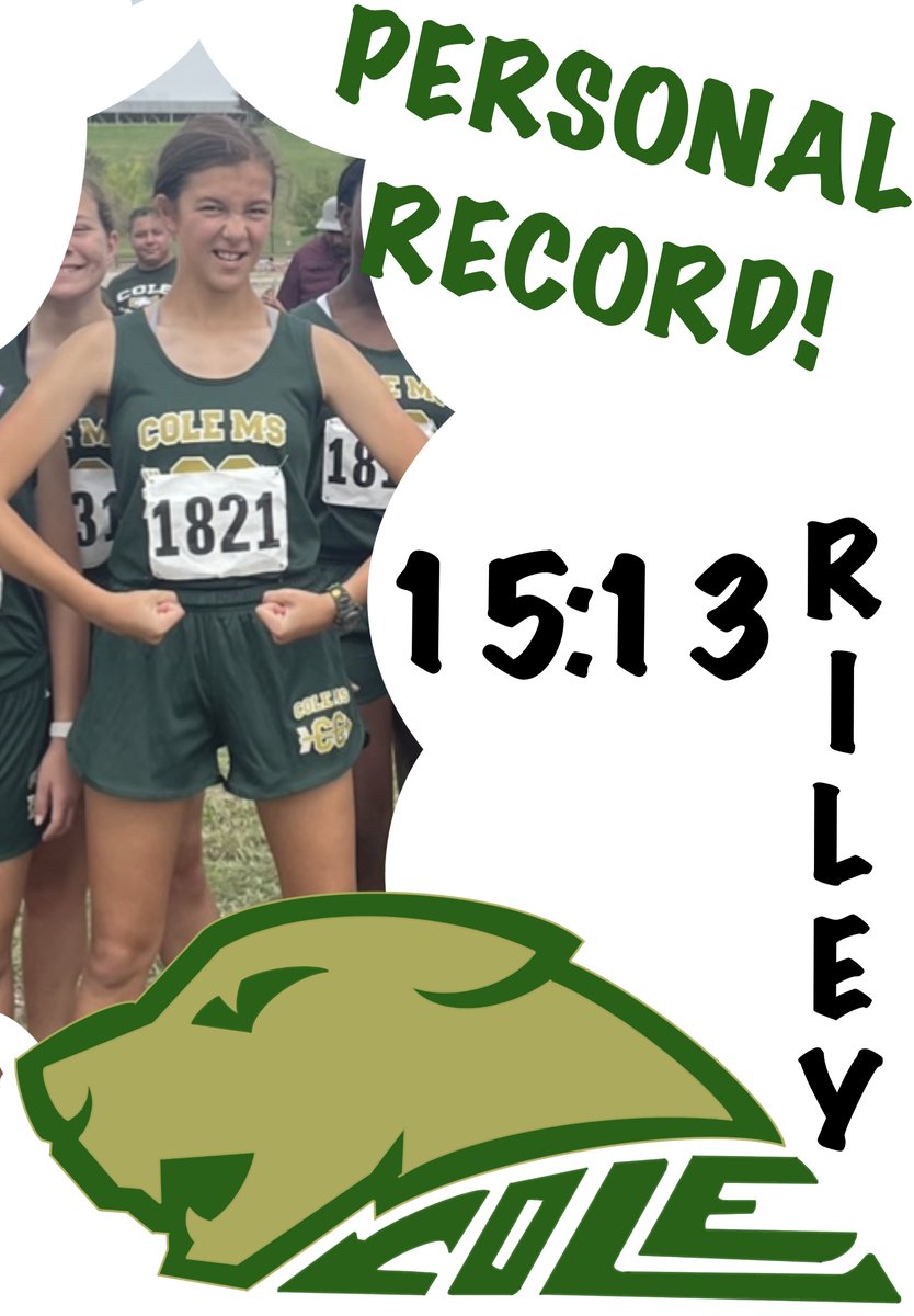 RGC_MsHsXC's tweet photo. Personal Records from this weekends meet. (Part 1) https://t.co/3vRYOAtOoK