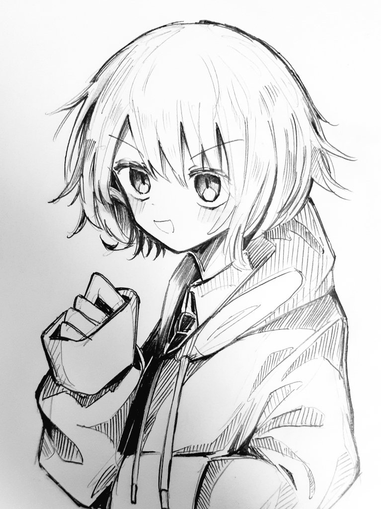 いつもこんな感じに描いております。
#イラスト 