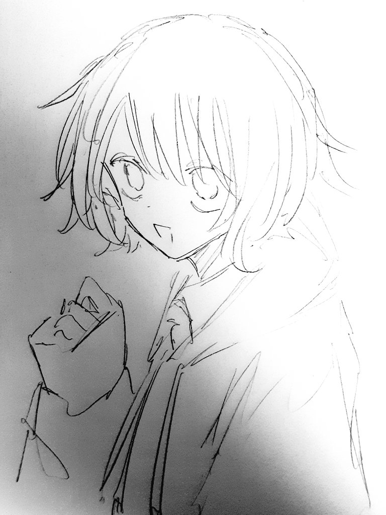 いつもこんな感じに描いております。
#イラスト 