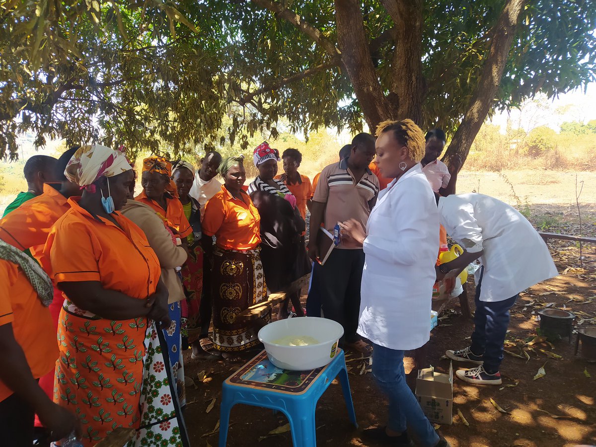 DrKathyKunyanga's tweet image. Validation and Promotion of Integrated Climate-Smart Green Gram Technologies for Improved Livelihoods in Kenya. Training on green gram value addition for farmers in Tharaka Nithi county. #ValueAddition #GreenGrams #KCSAP