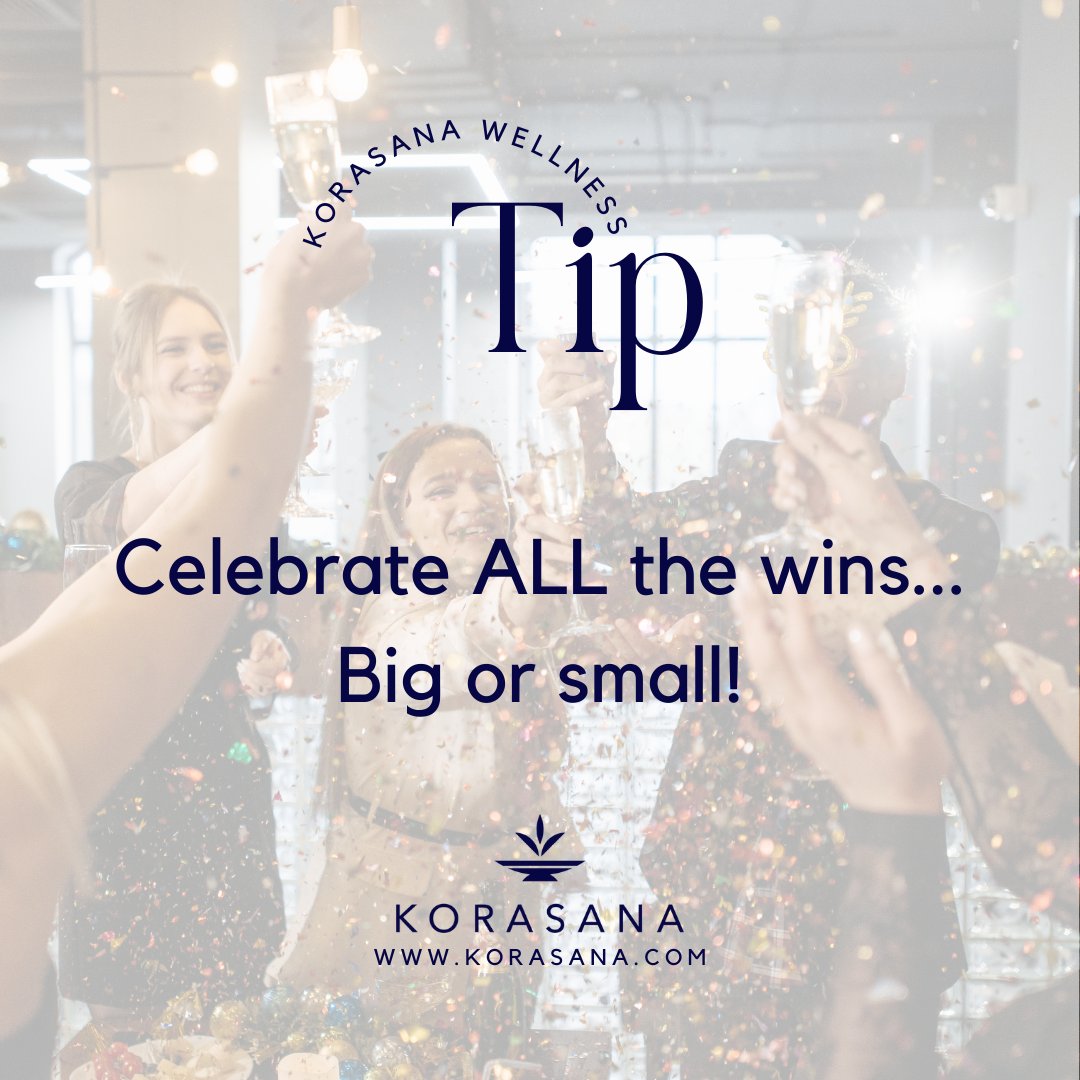 Korasanacbd's tweet photo. Korasana's Wellness Tip: Celebrate ALL the Wins... Big or Small!!!

#korasana #wellness #wins #celebrate #cbdwins #cbdcommunity #hemp #bigwins #smallwins #allwins #winner https://t.co/DH6F04l0MO