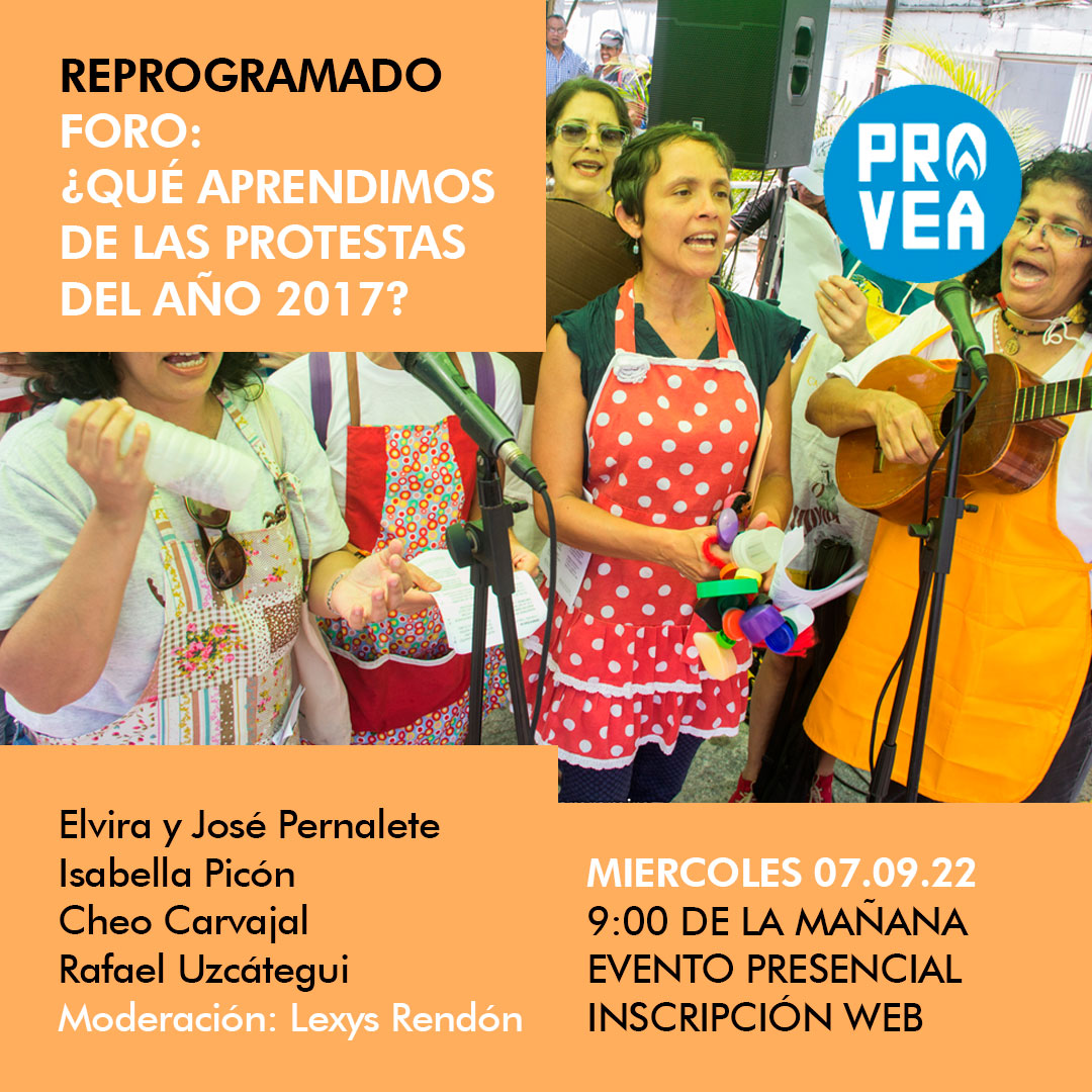 Rafael Uzcátegui on X: Mañana conversaremos sobre los aprendizajes para el  presente del ciclo de protestas que ocurrieron hace 5 años atrás en  #Venezuela. Evento presencial en Caracas. Inscríbete y recibe las