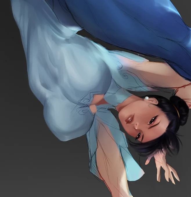 Fabric stretching, Gravity welling, wind flapping bo- 