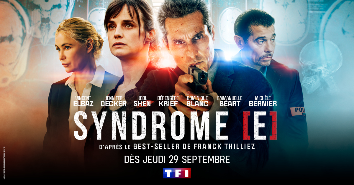 TF1Pro's tweet photo. #INEDIT
📅Découvrez le thriller haletant #SyndromeE dès le jeudi 29 septembre à 21h10 sur @TF1
Adapté du roman de @fthilliez, Sharko et Hennebelle se retrouvent pour des enquêtes aussi mystérieuses que glaçantes…
Avec @vincentelbaz, #JenniferDecker, @EmmanuelleBeart https://t.co/JduqXfNgRk
