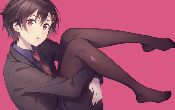 あまり描いてなかった#黒タイツの日 