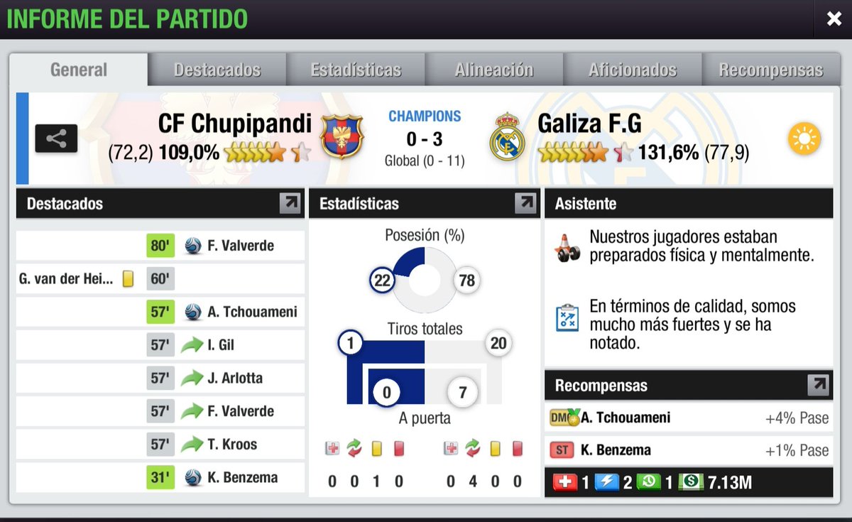 Castelo_game's tweet photo. CUARTOS DE FINAL DE LA CHAMPIONS LEAGUE

Volvemos a ganar en el partido de vuelta fuera de casa y acabamos con un global de 11-0.
ESTAMOS MÁS CERCA
#TopEleven

🇪🇦🏆 https://t.co/X4vYYYmU9G