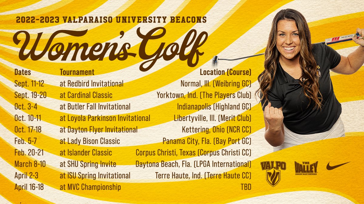 🏌️‍♀️ The <a href="/ValpoWG/">Valpo Women's Golf</a> program is set to get the 2022-23 slate underway! 

📝 ➡️ bit.ly/3etBveE
📅 ➡️ bit.ly/3TM0l9v

#GoValpo