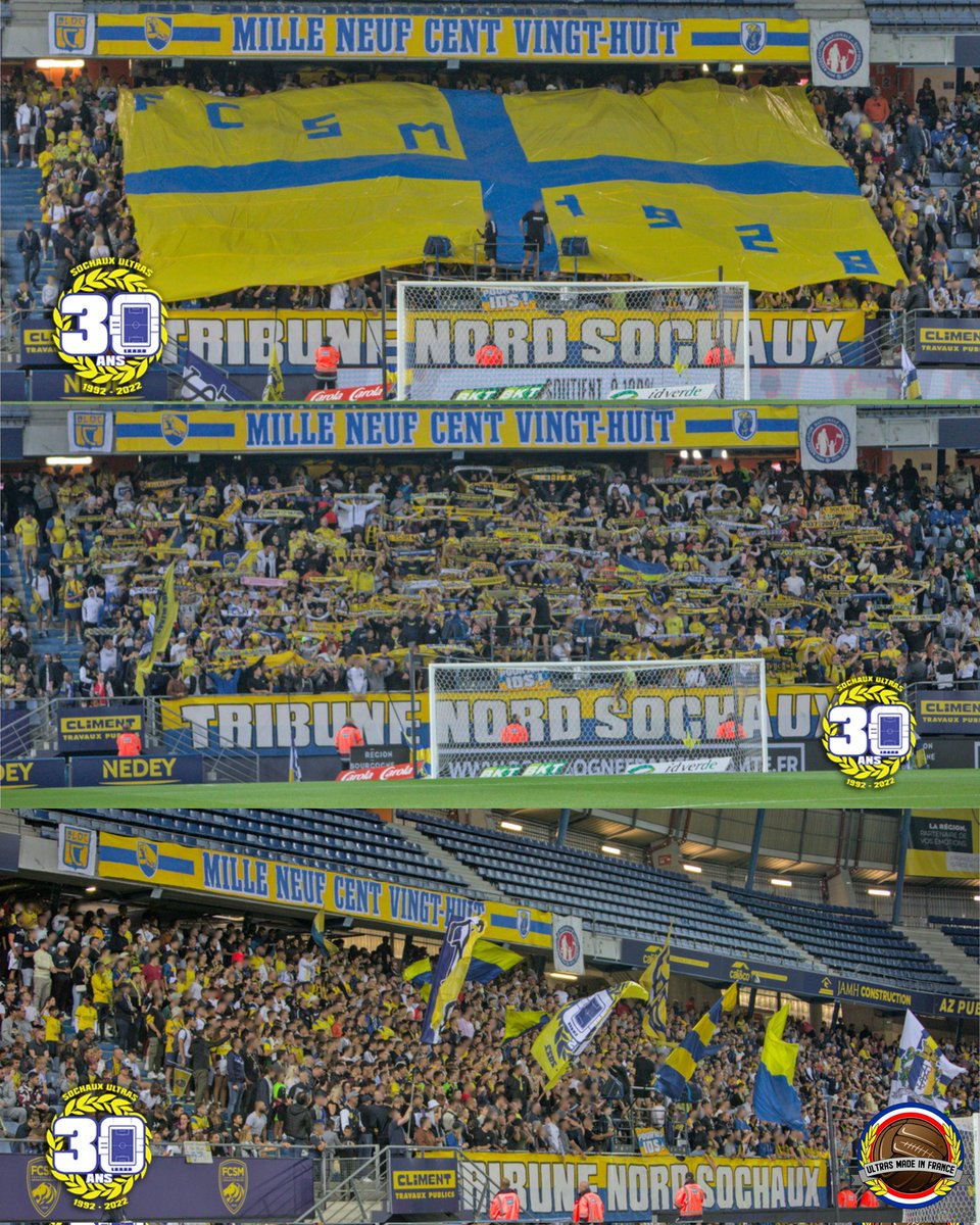 UltrasMadeinFR's tweet photo. ⚽️ Sochaux - Laval
📢 Tribune Nord Sochaux !
📆 2 septembre 2022
#FCSMLAVAL https://t.co/rzEXYZTiYz