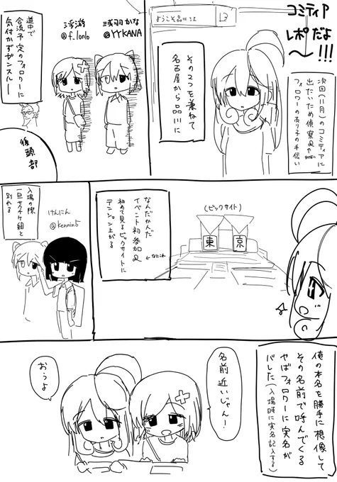 コミティアレポ
その1 つづき描くかは知らない 