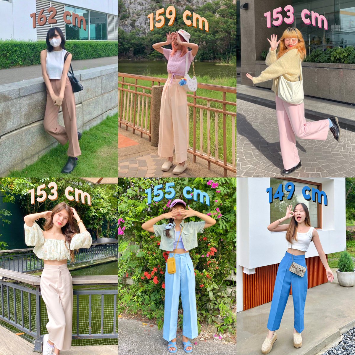 looookmai's tweet photo. มันเป็นเอ๋งเลย น่ารักอะ🥹🫶🏻กางเกงสำหรับสาวตัวเล็ก 150cm ที่ดี สีสันก็สดใสสุด!!! ของแบรนด์ play work นะ ช่วยโกงความสูง ขาดูยาวพรางหุ่น-สะโพก เอวเล็กพุงหาย💥 ชอบตรงนางแบบของร้านก็คือตัวจิ๋วเดียว🤏🏻เห็นภาพเลยว่าถ้าสูงประมาณนี้ๆ ใส่แล้วปลายขาจะประมาณไหน แต่ 160+ ก็ใส่ได้น้า ขาไม่ลอย https://t.co/ic8J6qEvxu