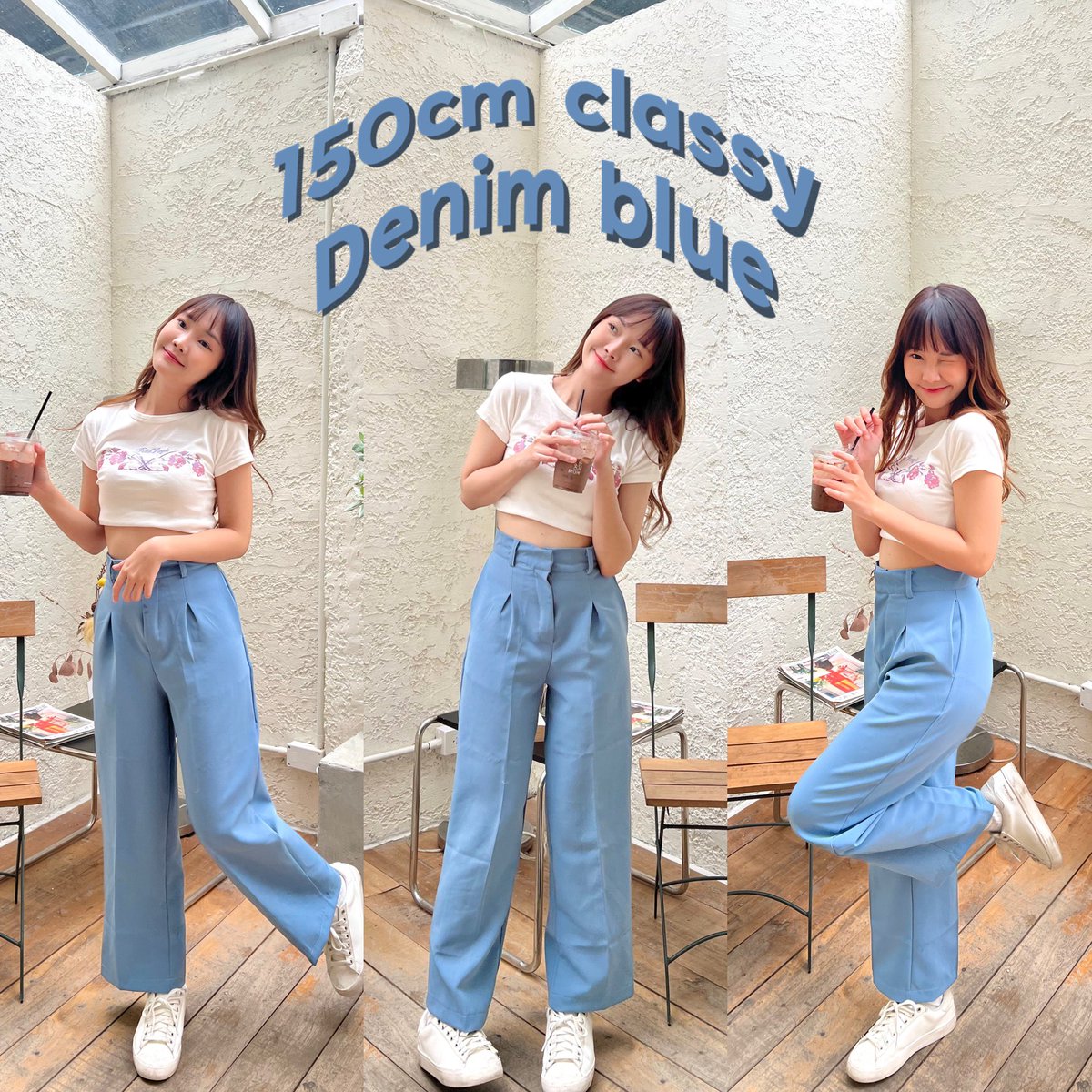 looookmai's tweet photo. มันเป็นเอ๋งเลย น่ารักอะ🥹🫶🏻กางเกงสำหรับสาวตัวเล็ก 150cm ที่ดี สีสันก็สดใสสุด!!! ของแบรนด์ play work นะ ช่วยโกงความสูง ขาดูยาวพรางหุ่น-สะโพก เอวเล็กพุงหาย💥 ชอบตรงนางแบบของร้านก็คือตัวจิ๋วเดียว🤏🏻เห็นภาพเลยว่าถ้าสูงประมาณนี้ๆ ใส่แล้วปลายขาจะประมาณไหน แต่ 160+ ก็ใส่ได้น้า ขาไม่ลอย https://t.co/ic8J6qEvxu