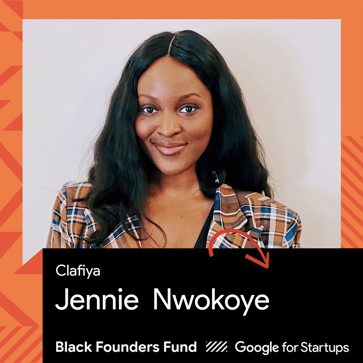 JennieNwokoye's tweet photo. Its two days before my birthday and I am so happy to share that @clafiya is BACKED by @Google
We are joining an incredible group of founders as beneficiaries of the @GoogleStartups Black Founders Fund in Africa. Thank you for your continued support of Black Founders. https://t.co/h5L6bgwEXA