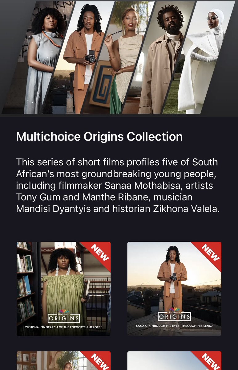 I'm really honoured to be part of the Multichoice Origins campaign. Looking back on how my journey started &amp; staying true to reflect where i'm from helped me create from an honest place. Ekse, the Documentary now on <a href="/ShowmaxOnline/">Showmax South Africa</a> ❤️🙏🏾🥺 link on Bio.