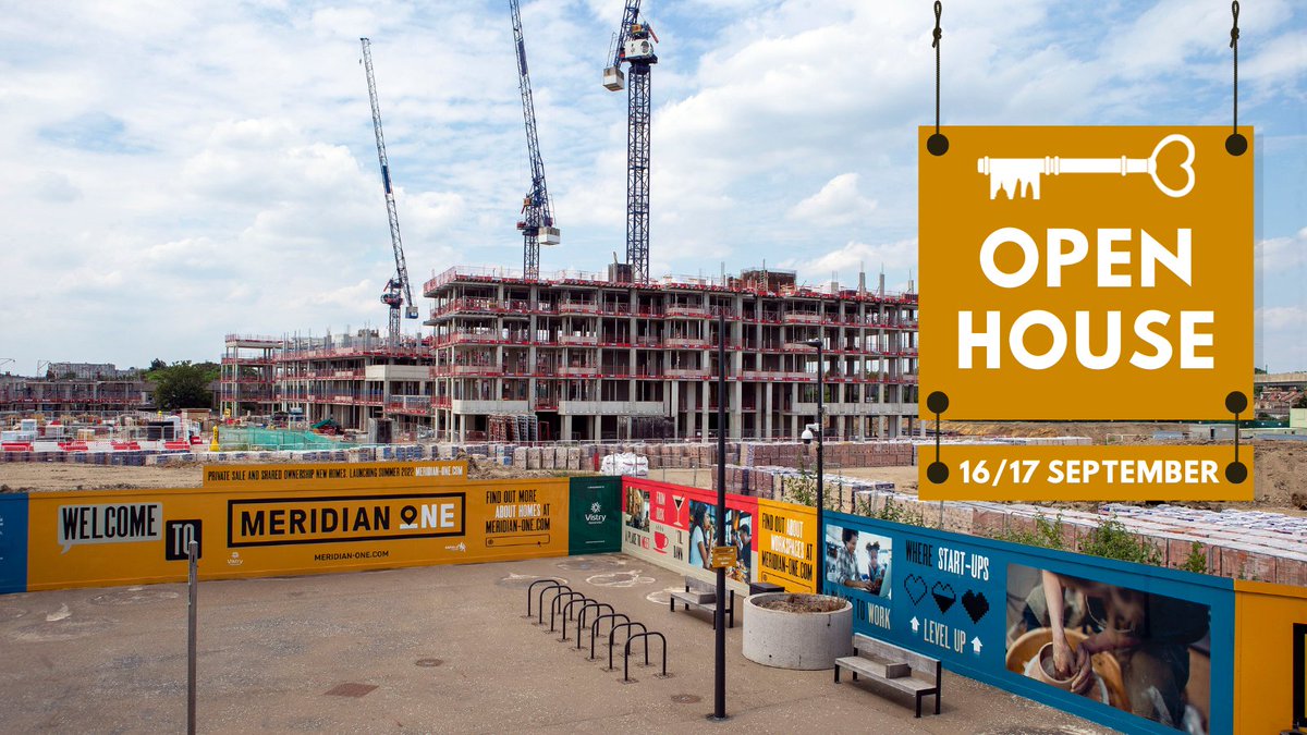 We're back in person for @openhouselondon 2022! Come and hear from a member of the Meridian Water team about new and exciting developments on one of our walking tours. 📅 Friday 16th and Saturday 17th Register here 👉 programme.openhouse.org.uk/listings/4904