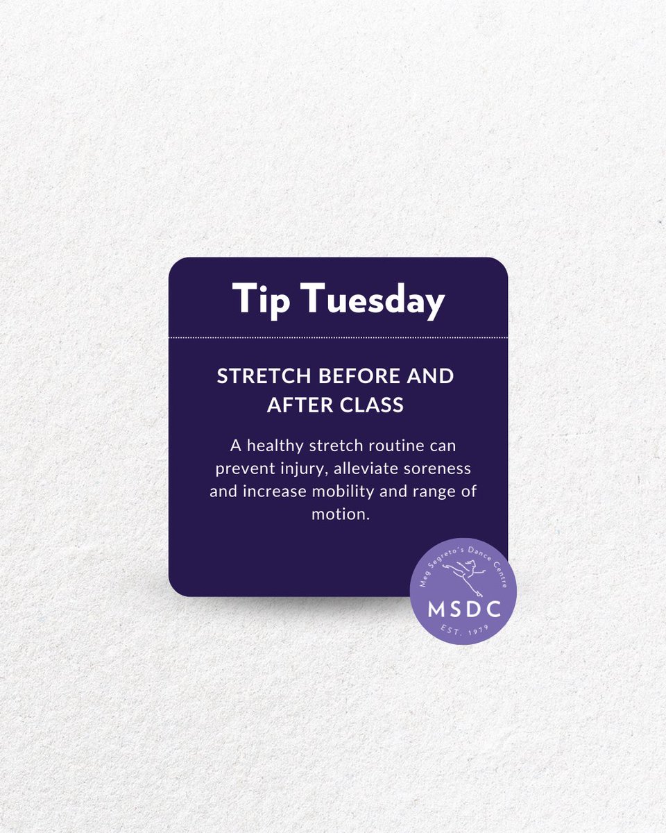 segretodance's tweet image. 💡💭 #TipTuesday #StretchRoutine #WellnessforDance #Dance