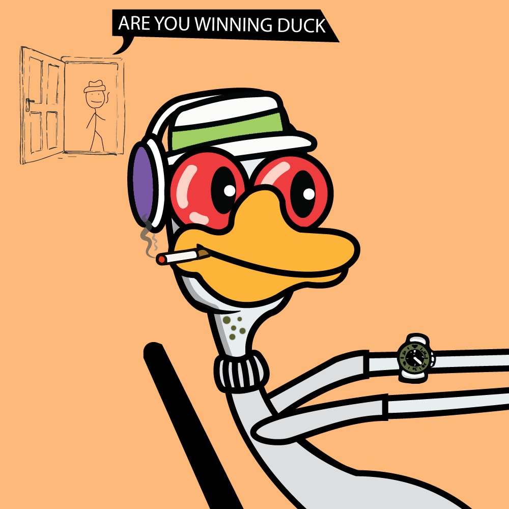 ✨🦆 Duck Mfers Giveaway🦆✨

 cc0 | no roadmap | gas optimized | 10% to orphanage | 

🏆 To win
 1 X FREE Duck Mfers #NFT 🎁

To Win:
1⃣ Follow <a href="/duckmfers/">duck mfers 🔥 Free Mint 🔥 CC0 🔥 MINTING NOW</a> &amp; me (🔔on )
2⃣ Like and RT
3⃣ Tag 3 Frens 🫂

⏳48H 

#NFTCommunity #NFTGiveaway #NFTs #FreeMint