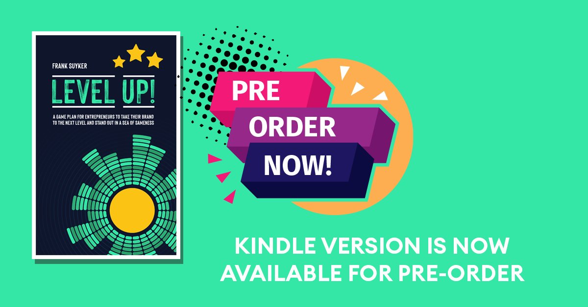 Just got word from Amazon &amp; they had some amazing news 😎

My #book Level Up! is now available for pre-order!
Release date = the 27th of September.🚀

Note: The pre-order is Kindle only. 
Have to wait a little longer for the paperback edition.
amazon.com/dp/B0BD5HWKYZ/