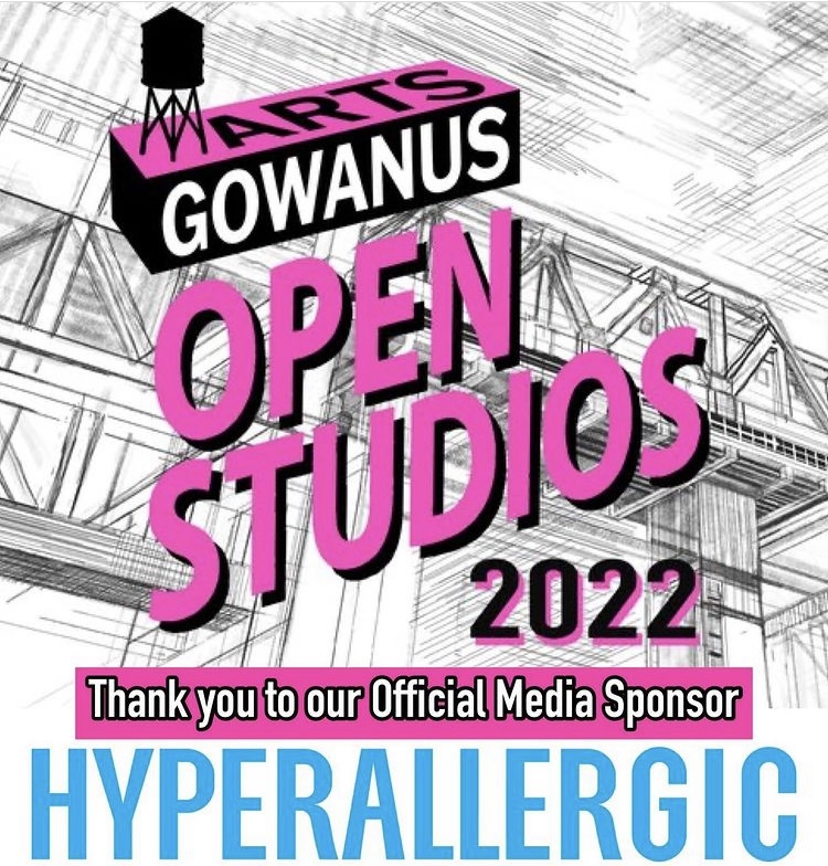ArtsGowanus's tweet photo. Super excited to have our friends at @hyperallergic as our official media sponsors again this year for Gowanus Open Studios 2022! Baja for the ongoing support!! #keepgowanuscreative #GOS22 #superfundissuperfun https://t.co/F7fwJX3fcm
