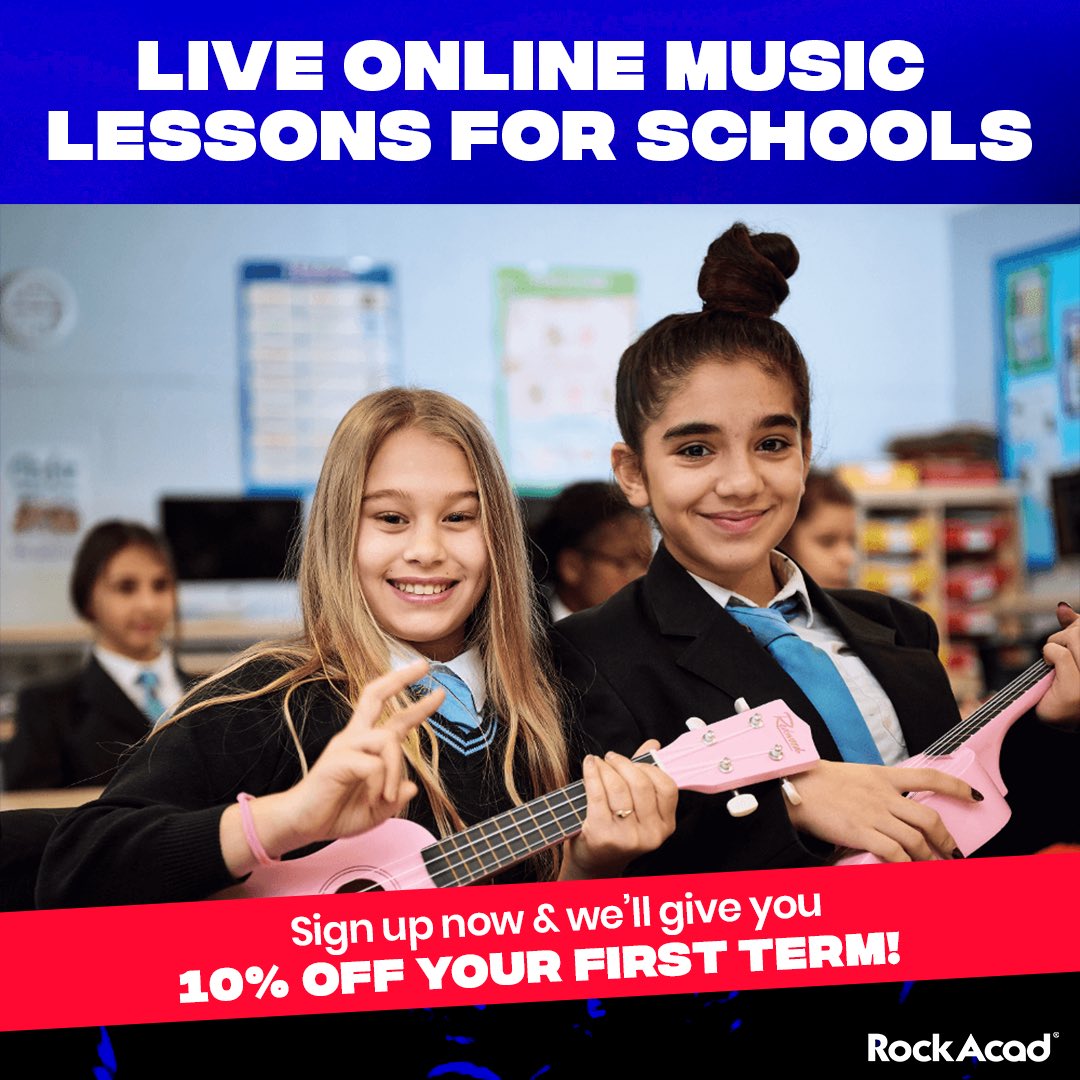 RockAcad's tweet photo. RockAcad is 2! 🥳🎂🎉

We would like to say a HUGE thank you to our tutors, students &amp; parents.

To celebrate our 2nd birthday we are launching the ‘Live Online Music Lessons For Schools’ programmes 🤩

Hit the link to learn more!: https://t.co/fl5HGGy8PV

#musiclessons #schools https://t.co/DdcWg9izq8