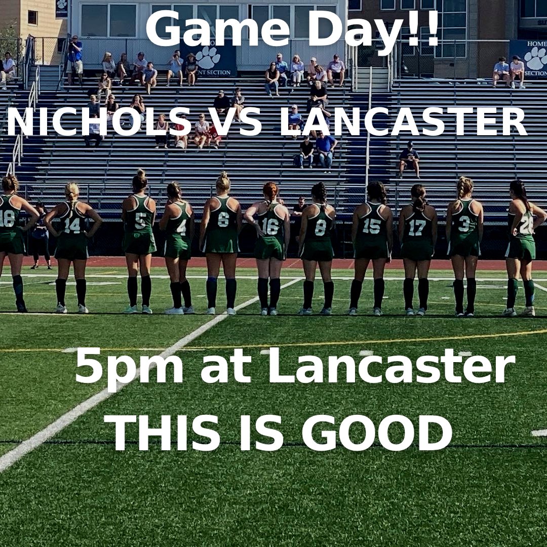 Nichols_FH's tweet photo. Game 2 of Season
Nichols @ Lancaster, 5pm
@NicholsVikings @maxfieldhockey @bufnewspreptalk @WNYAthletics @NFHCA https://t.co/Bq2uuskXCD