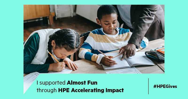 AdelHosein1's tweet photo. I supported @fun_almost through HPE Accelerating Impact #HPEGives https://t.co/mn1YWZQwWQ https://t.co/RelDOKqInR