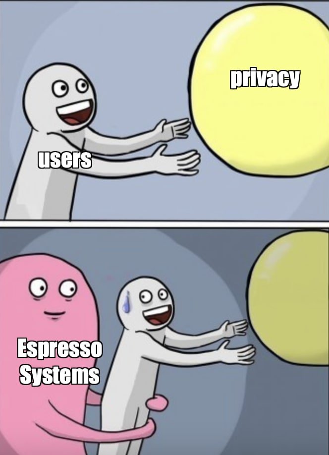 Timoshka3383's tweet photo. Check out my funny meme @EspressoSystems https://t.co/kisUlXBzEn