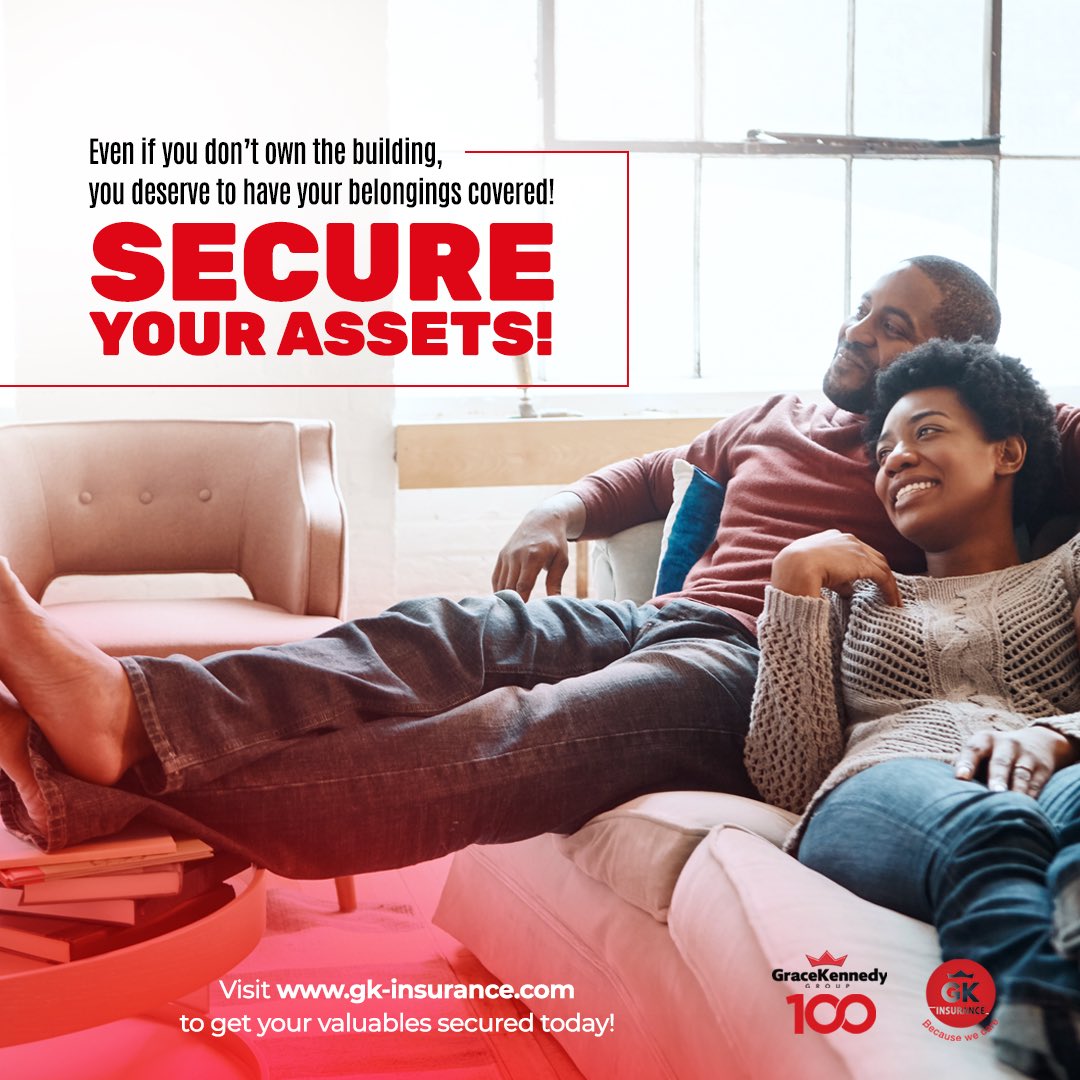 GKInsurance_ja's tweet photo. Your assets are just as important! Secure them for your peace of mind💆🏽♀️.
Click the link in our bio to get your valuables secured today!
#GKI #BecauseWeCare #WeGotYouCovered #ContentsOnlyInsurance #Jamaica #InsuranceJa https://t.co/LHy9OlovJa