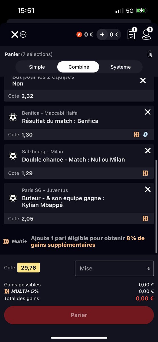 CryptoMkl's tweet photo. @Betclic P’tit combi audacieux https://t.co/ZaxjMksf3X