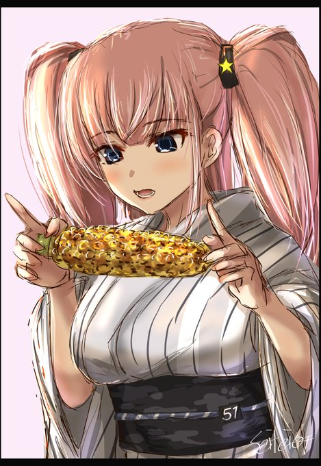 焼きとうもろこし のイラスト マンガ コスプレ モデル作品 60 件 Twoucan