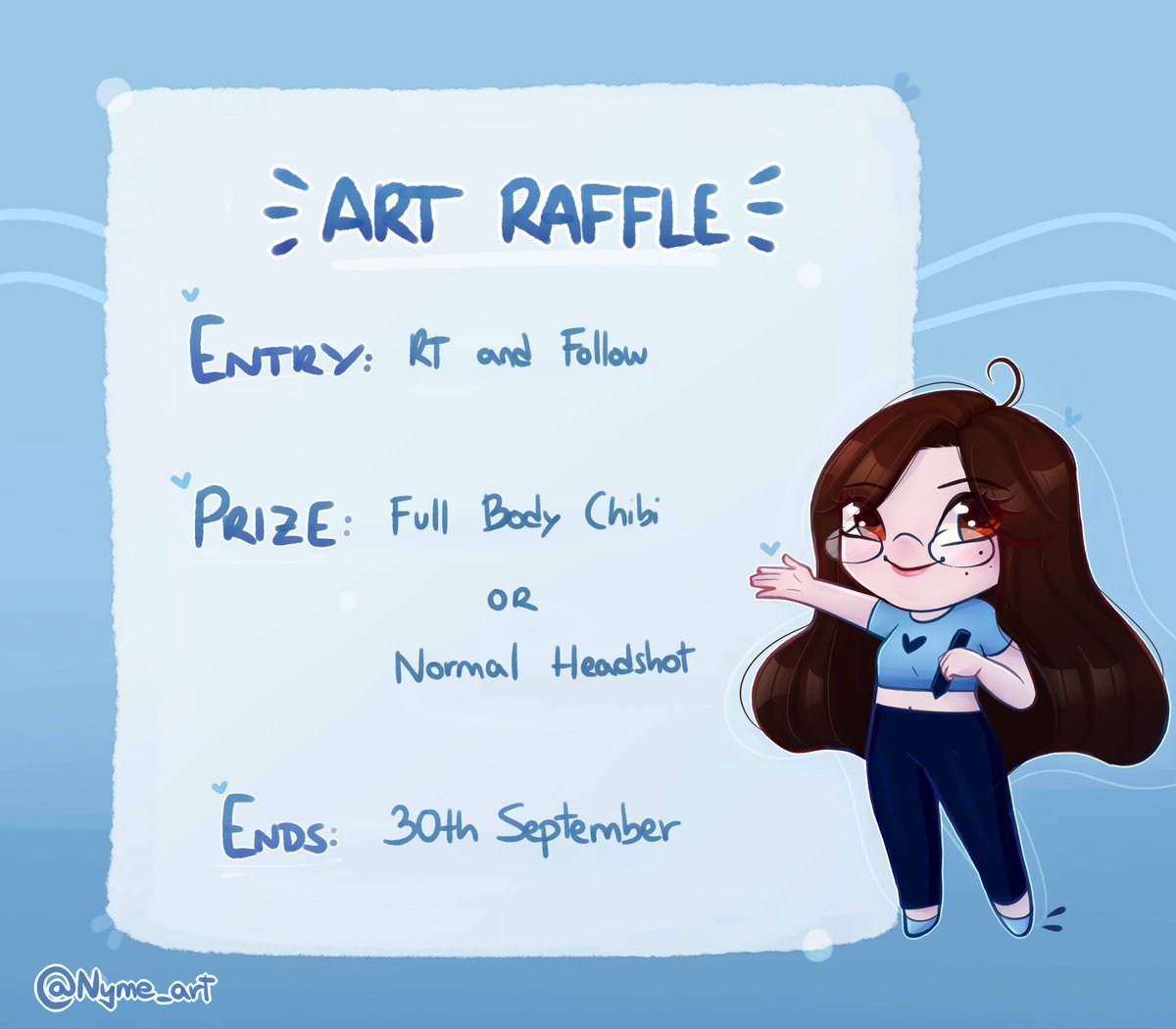 Art Raffle Incoming Nymei on Twitter: