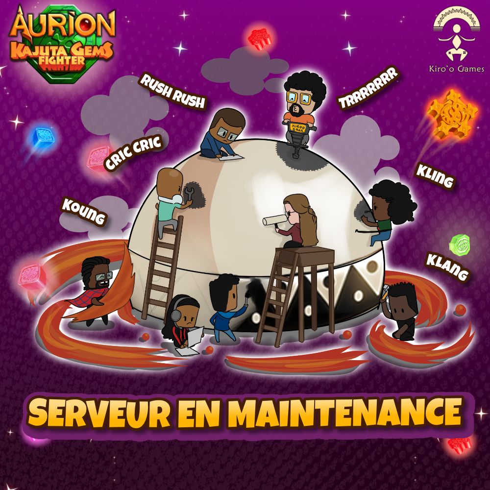 Maintenance des serveurs Kiroo du 06 au 09 Sept 2022

Chers joueurs #AurionKGF,
La communauté grandit et mérite plus de confort et sécurité

On fait donc une grosse MAJ qui va paralyser les fonctions online

Ne faites pas d'achat Mobile Money jusqu'à jeudi 09 SVP

RT appréciés 🙏