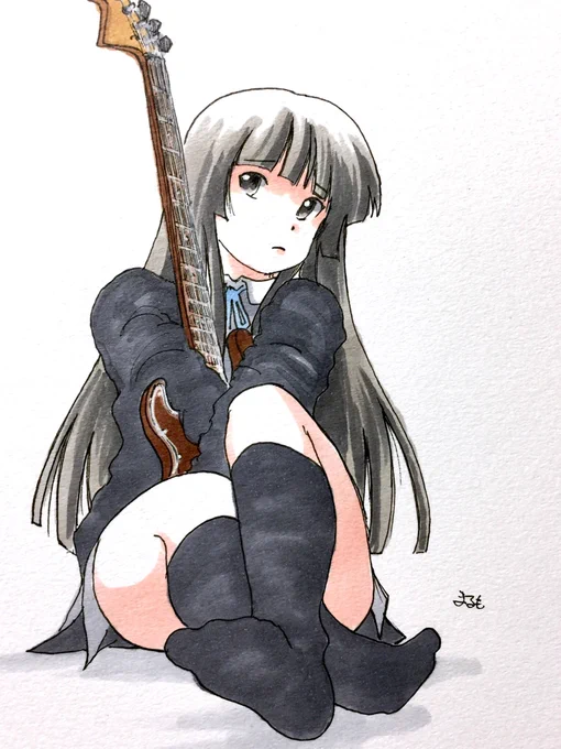 #見た人も無言で黒髪美少女貼れ 