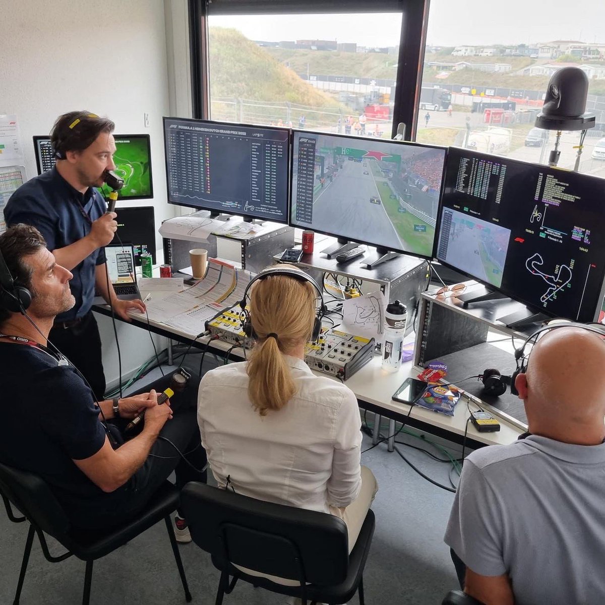 _gravitymedia's tweet photo. WORK

The Gravity team headed to the Netherlands for the Dutch Grand Prix! 

Working alongside @WeAreWhisperTV, Gravity Media supplied #OutsideBroadcast facilities including our Remote Flypack Solution for the @C4F1 highlights programme.

#CaptureCreateCraft #DutchGP https://t.co/PRPB51CZtb