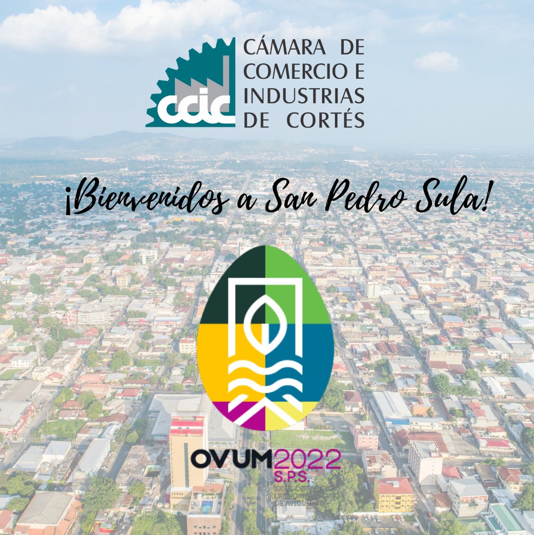 La CCIC da la bienvenida a #SanPedroSula y a su recinto de eventos #Expocentro a los más de tres mil participantes del XXVII Congreso Latinoamericano de Avicultura <a href="/Ovum2022/">OVUM 2022</a> #Ovum2022 

¡Bienvenidos a Honduras! 🇭🇳