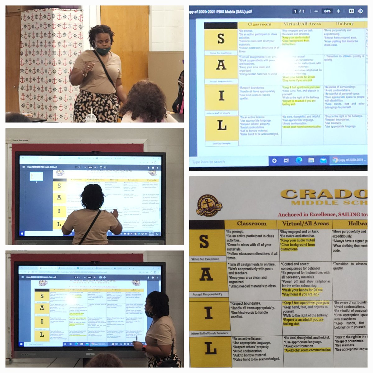 Dr. R. Sanderlin (@sand120513) on Twitter photo Kudos to Teacher Nicole McEachin for teaching PBIS Schoolwide Expectations at Cradock Middle School where all students will S.A.I.L. to Success.<a href="/PortsVASchools/">Portsmouth Schools</a> #Ppsshines #YRPShines22 .<a href="/CradockMS/">Cradock Middle School</a> .<a href="/ebracyPPS/">Dr. Elie Bracy III</a> .<a href="/cardellpatillo/">Dr. Cardell Patillo, Jr.</a> .@mcromartieEdD Kudos to Teacher Nicole McEachin for teaching PBIS Schoolwide Expectations at Cradock Middle School where all students will S.A.I.L. to Success.<a href="/PortsVASchools/">Portsmouth Schools</a> #Ppsshines #YRPShines22 .<a href="/CradockMS/">Cradock Middle School</a> .<a href="/ebracyPPS/">Dr. Elie Bracy III</a> .<a href="/cardellpatillo/">Dr. Cardell Patillo, Jr.</a> .@mcromartieEdD