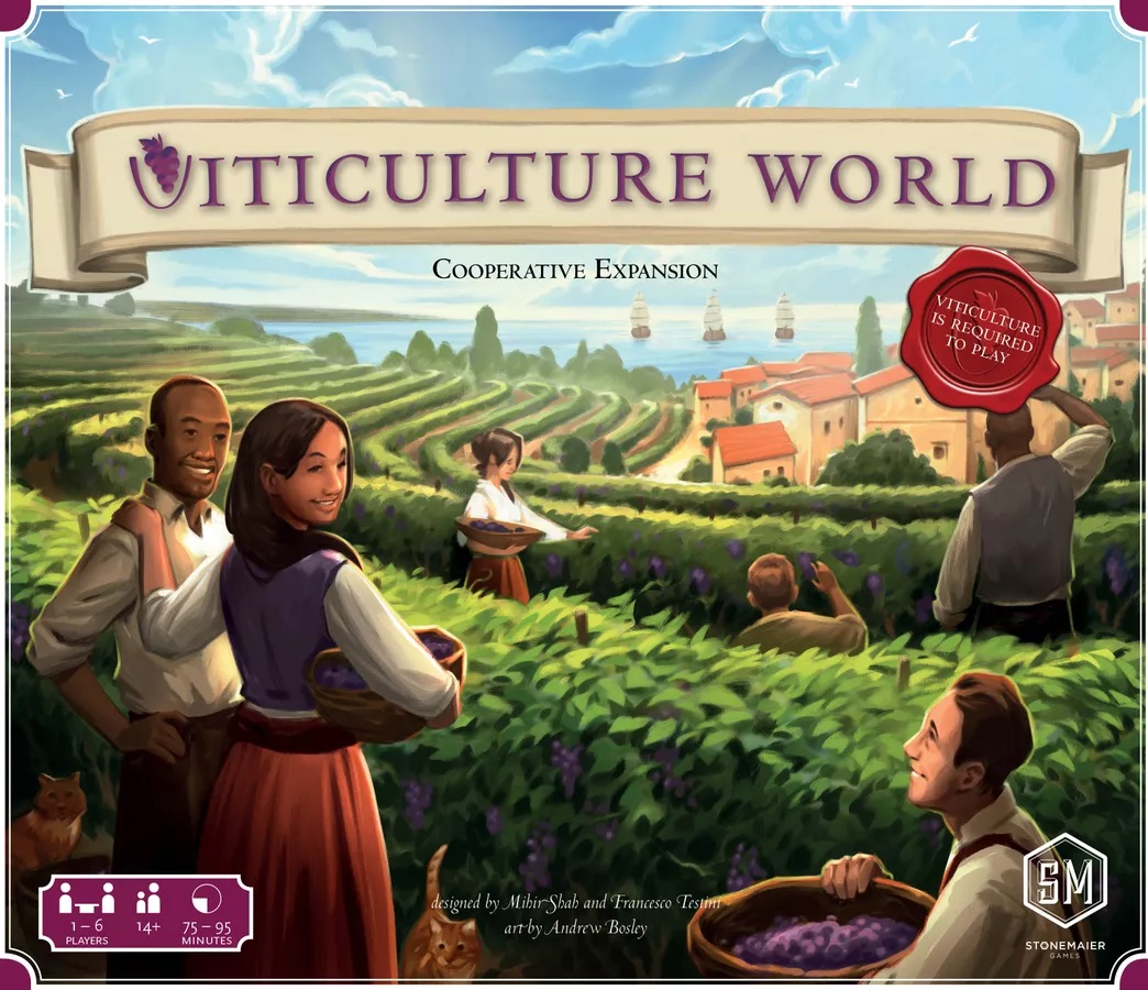 Viticulture is one of my favorite games. Now there's a cooperative expansion - Viticulture World. Does it live up to the competitive version? 

I #review - wp.me/p1iy9w-37V

<a href="/stonemaiergames/">Stonemaier Games</a> #boardgames
