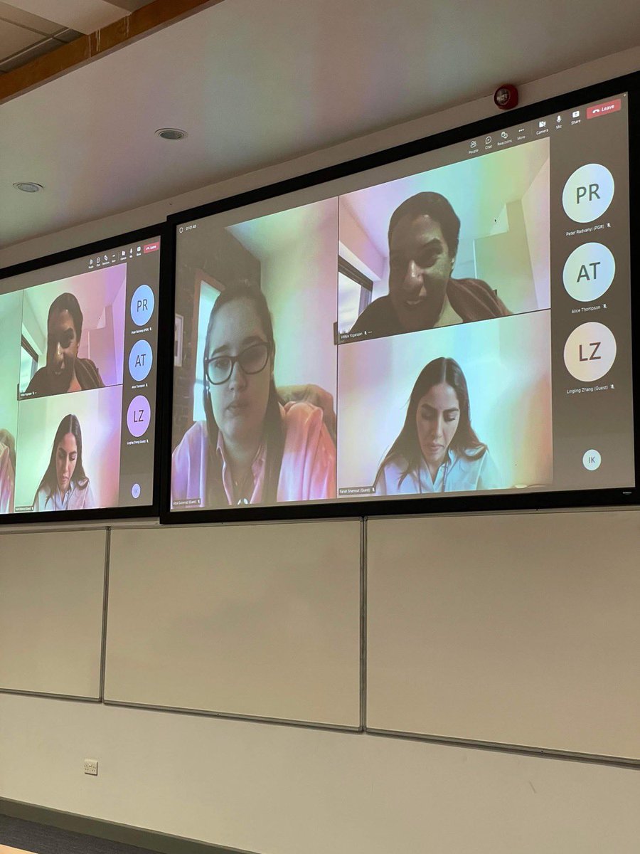 Thank you to @albita_gs @DrFarahShamout and <a href="/YogarajanVithya/">Vithya Yogarajan</a> for joining us today virtually to discuss the risks and benefits of using AI in healthcare!