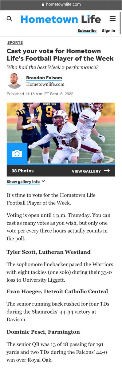 D_Scott12GoBlue's tweet photo. @HTLsports Vote for #TylerScott10 That’s the way to make your presence felt in your first start on D‼️💪🏽🏈 @LuthWestland @AthleticsPCA https://t.co/SJTIjrVcbM