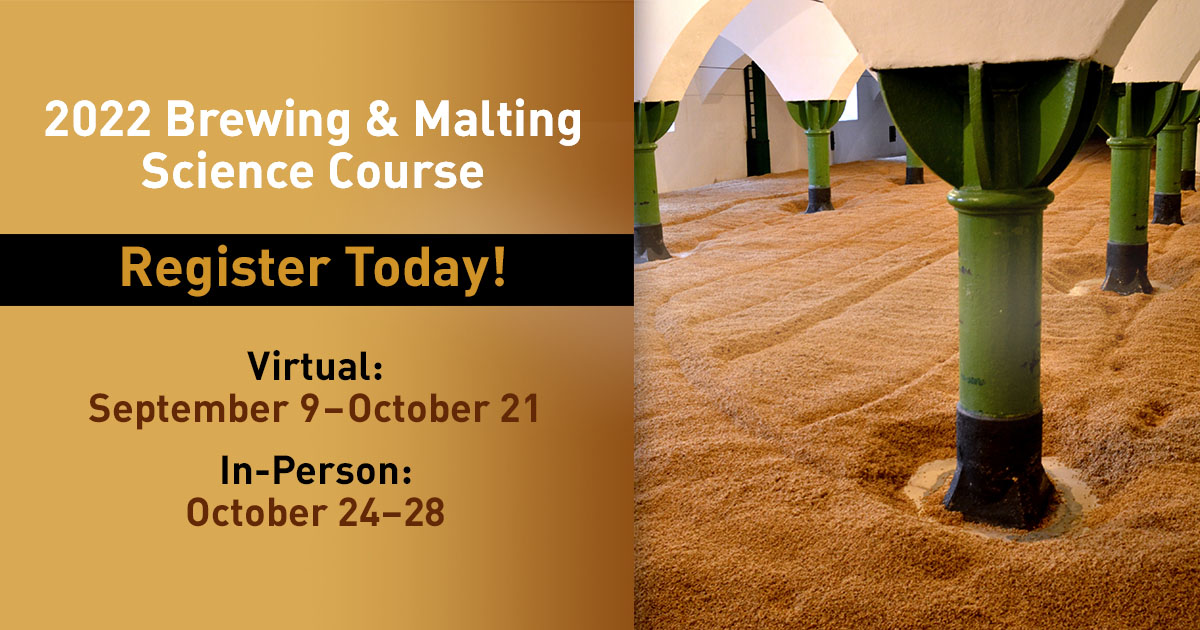 MasterBrewers's tweet photo. Our Brewing and Malting Science Course begins this week! Learn the science behind brewing and malting and a clearer understanding of the processes and equipment involved in our new, hybrid format. Last chance to register! https://t.co/ycpvSXnYR8 #UnitedWeBrew #MasterBrewers https://t.co/VlngUQMkPO