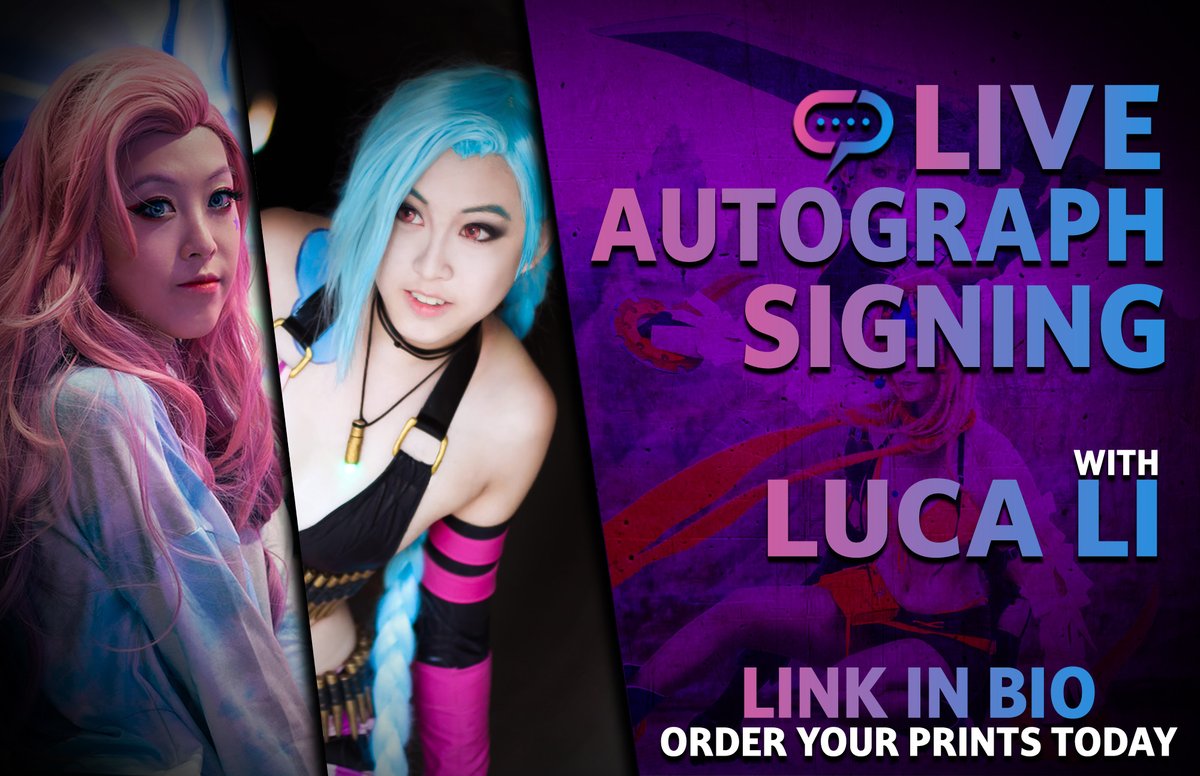 StreamilyLive's tweet photo. Cosplayer Luca Li will be signing LIVE September 16!
Order your prints today - https://t.co/UCI9vaWWuZ
#Cosplay #Autograph #Streamily #Live #Cosplayer #WeBringJoy #QandA #streamilylive #VirtualSigning https://t.co/IpsILfPBRp